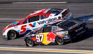 Shane van Gisbergen spins twice, still earns career-best oval Cup finish