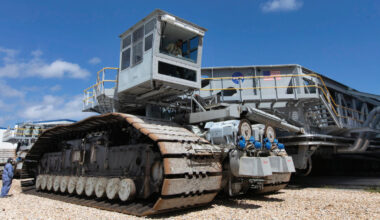 These Are The Massive Diesel Engines That Move NASA's 6.6-Million-Pound Crawler-Transporter