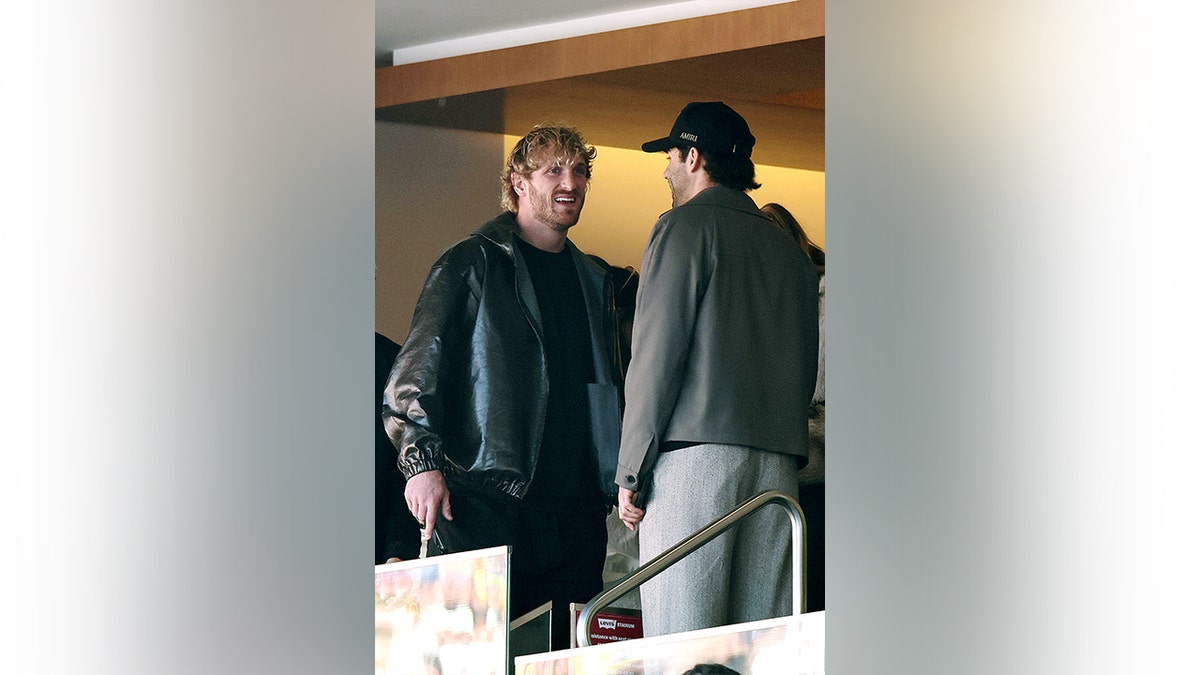 Logan Paul at the Super Bowl.