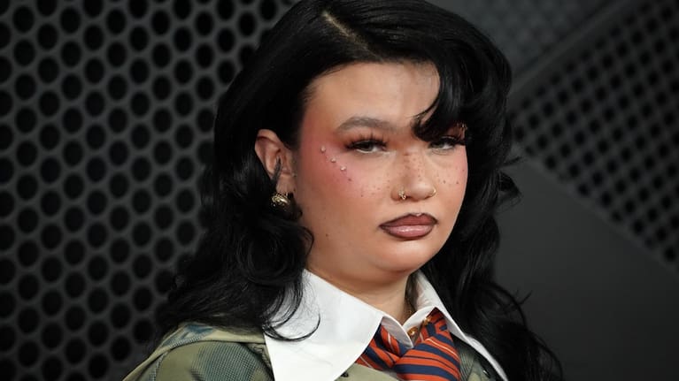 Lola Young arrives at the 68th annual Grammy Awards.