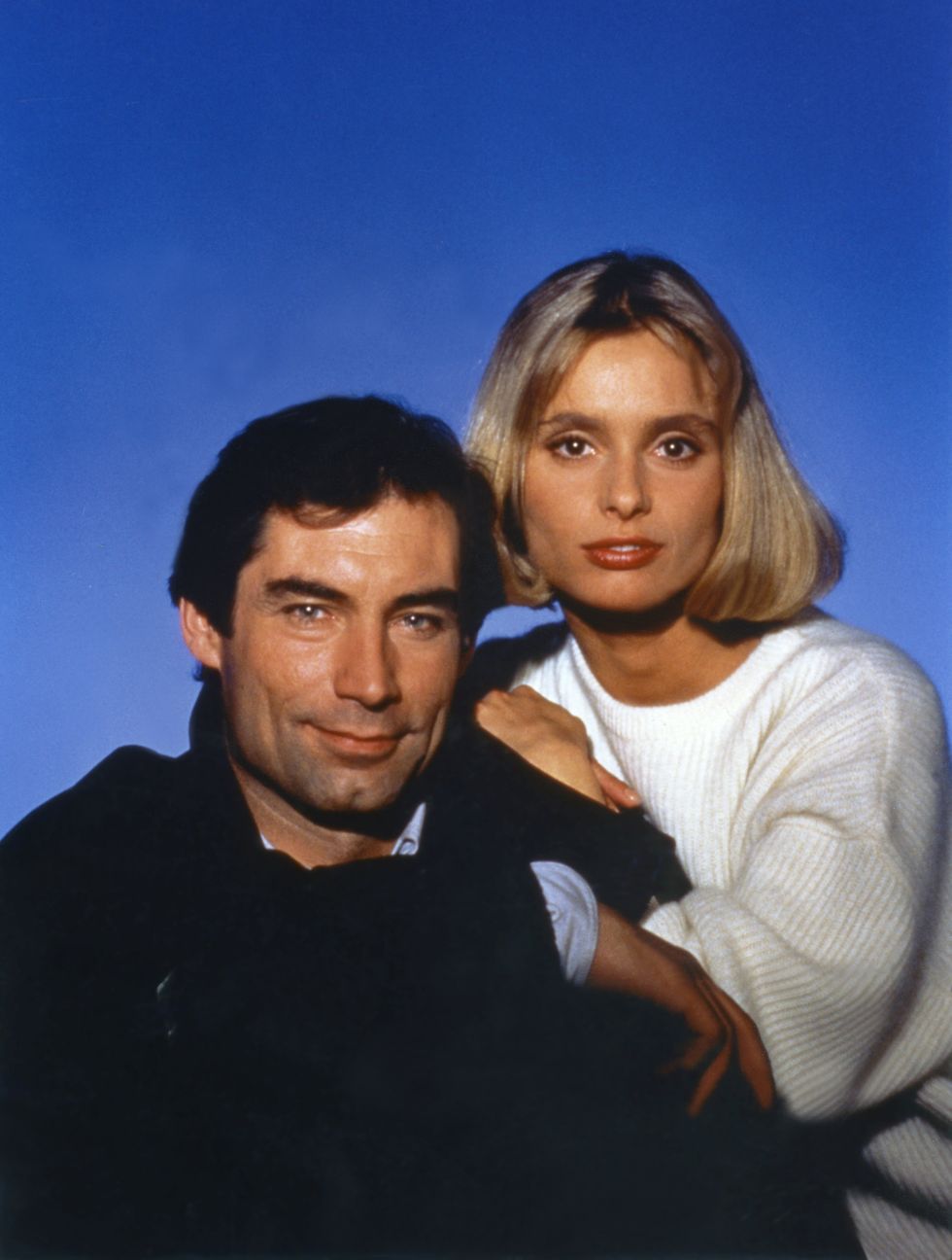 Maryam d'Abo and Timothy Dalton