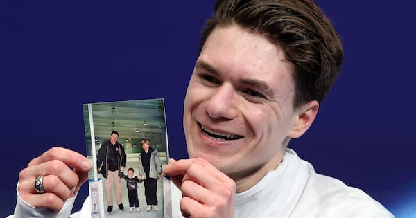 Skater's emotional Olympic debut a year after parents killed in plane crash