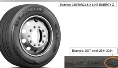 Recall issued for Michelin tyres over possible cracking