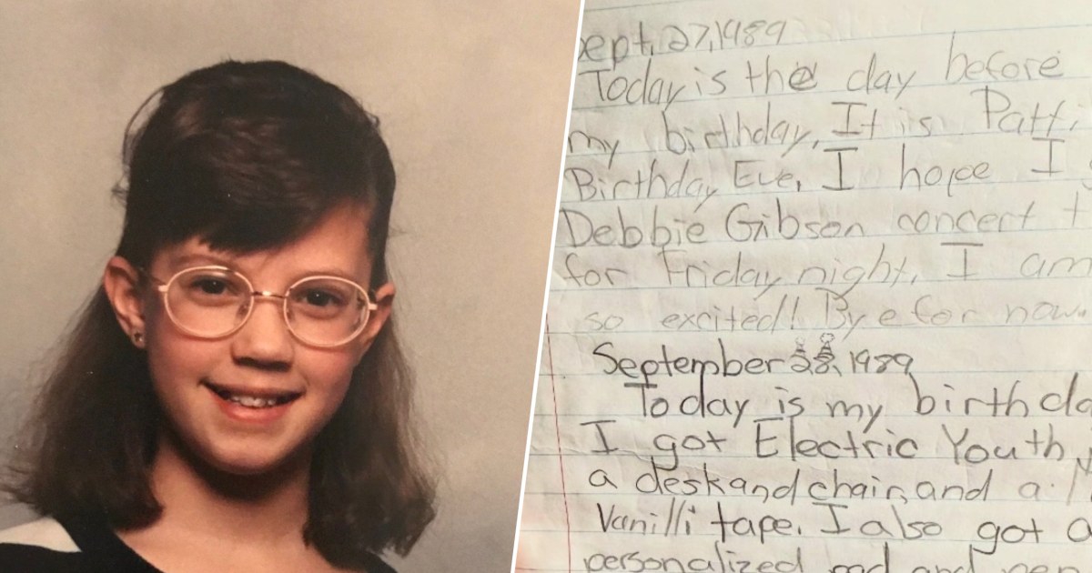 A Woman Shared Her 4th Grade Journal About Debbie Gibson ... And The Pop Singer Responded