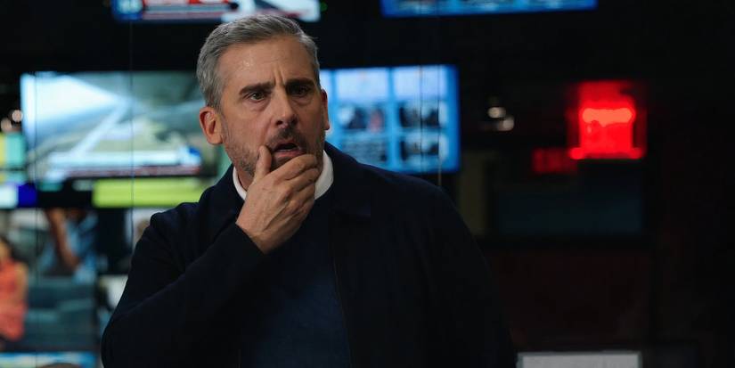 Mitch Kessler (Steve Carell) feels betrayed in The Morning Show, season 1, episode 5.