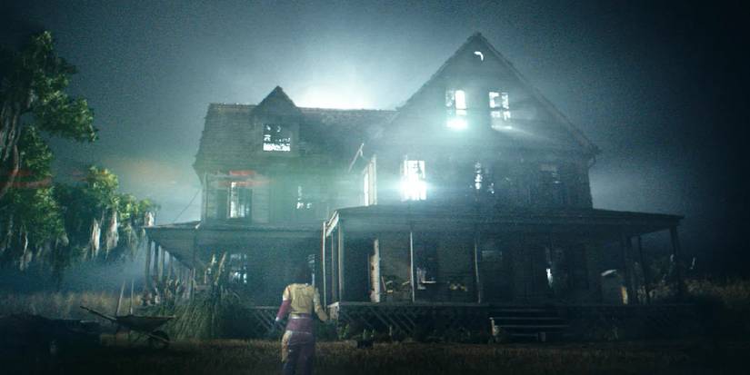 A house lit up in 10 Cloverfield lane