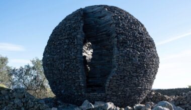 A Hand-Built Stone Sphere Just Landed in Rural Portugal