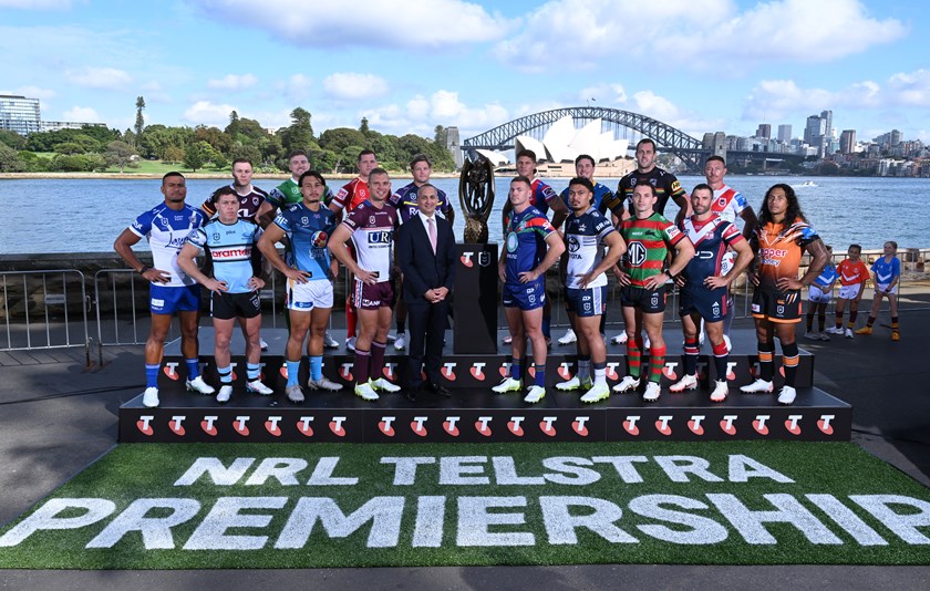 The 2026 NRL season was launched at Sydney Harbour on Tuesday morning.