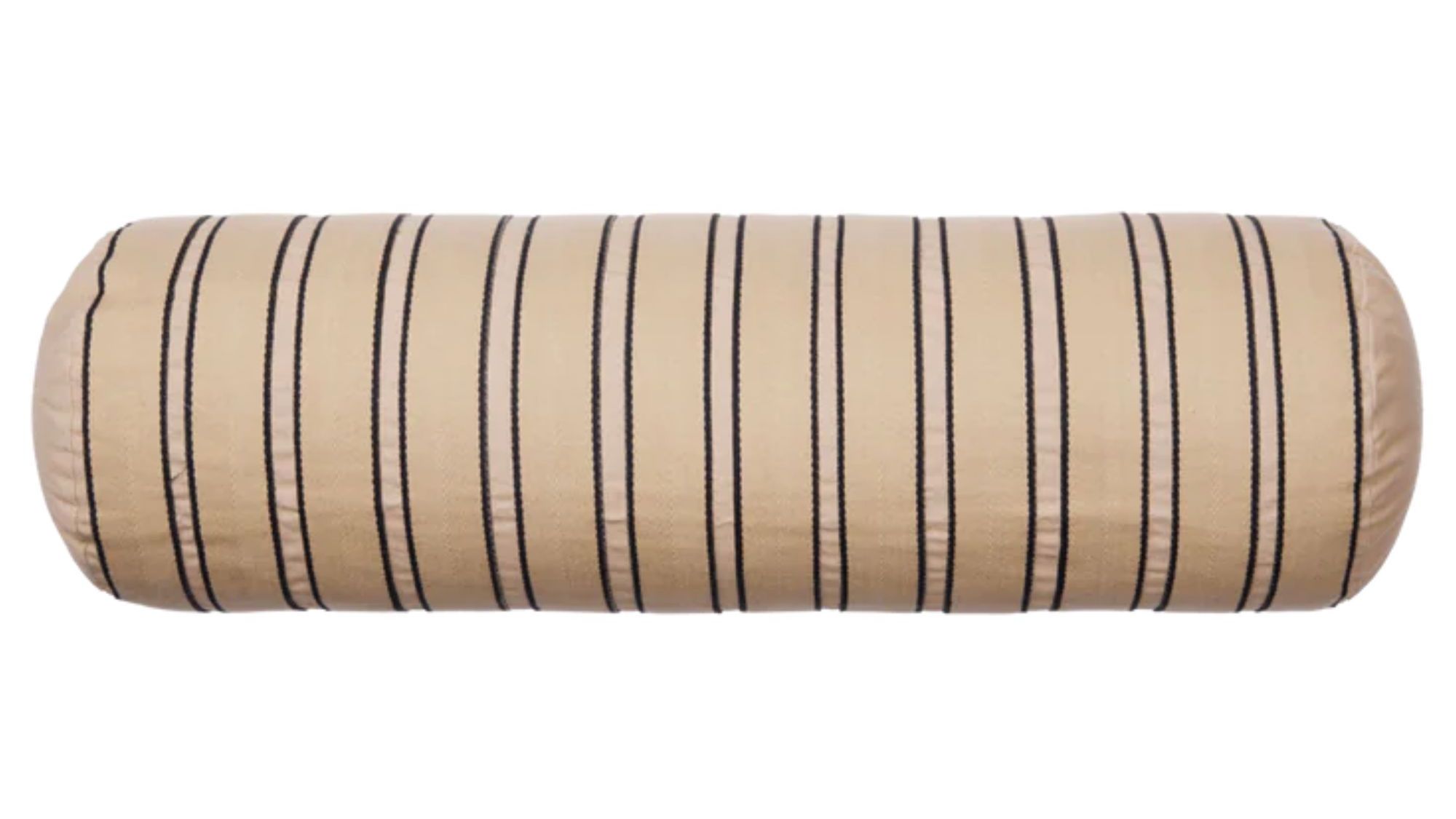 Ferm Living, Twill Bolster Cushion in Cashmere/Black