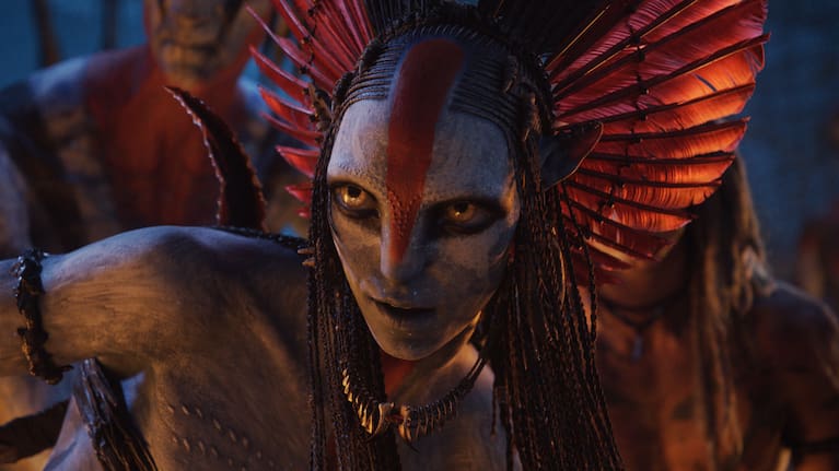  Oona Chaplin as Varang in Avatar: Fire And Ash. (Source: Supplied / 20th Century Studios)
