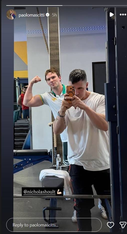 Paolo Mascitti with Man of Tomorrow actor Nicholas Hoult