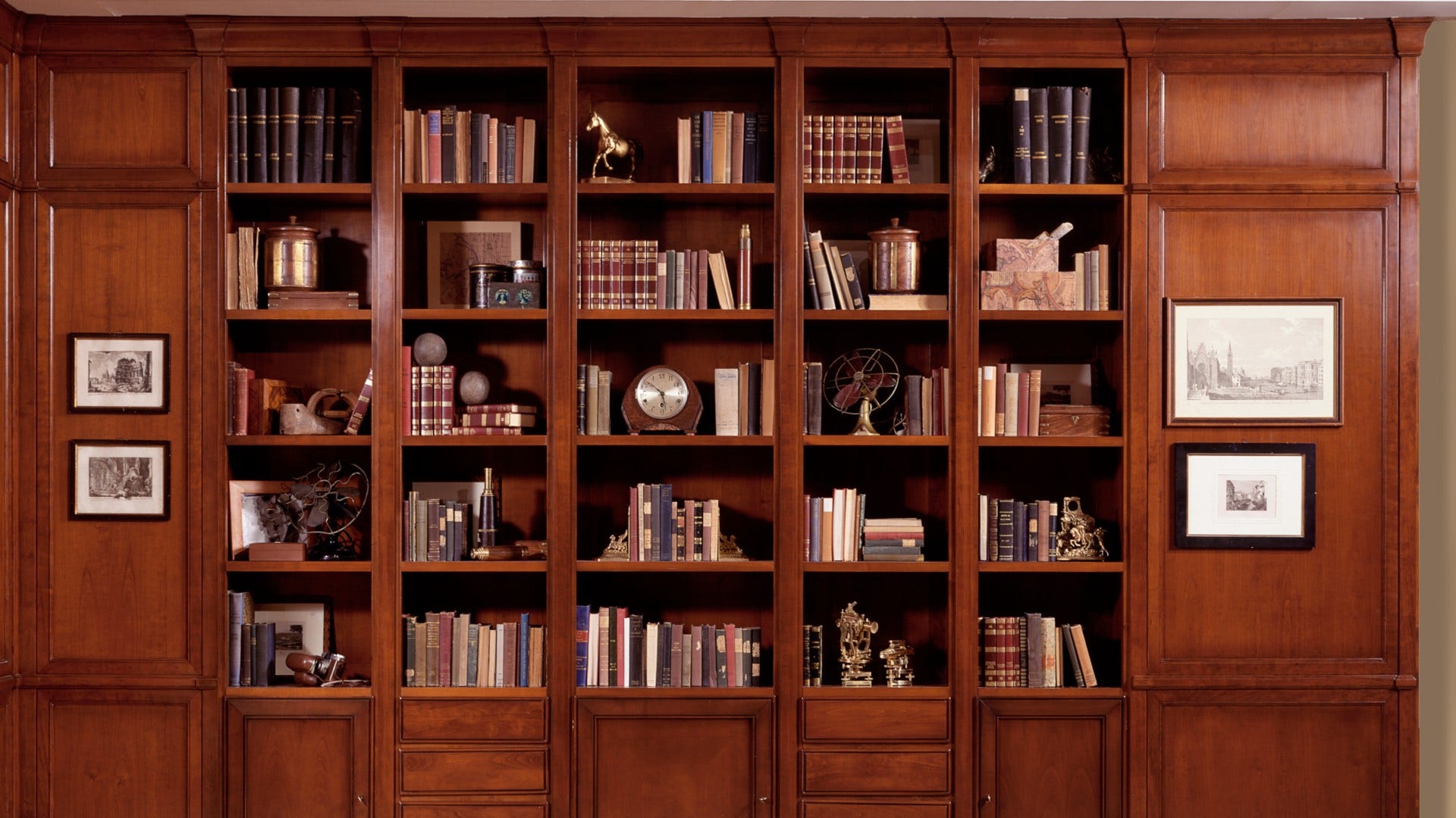 people with bookshelves who keep photo albums