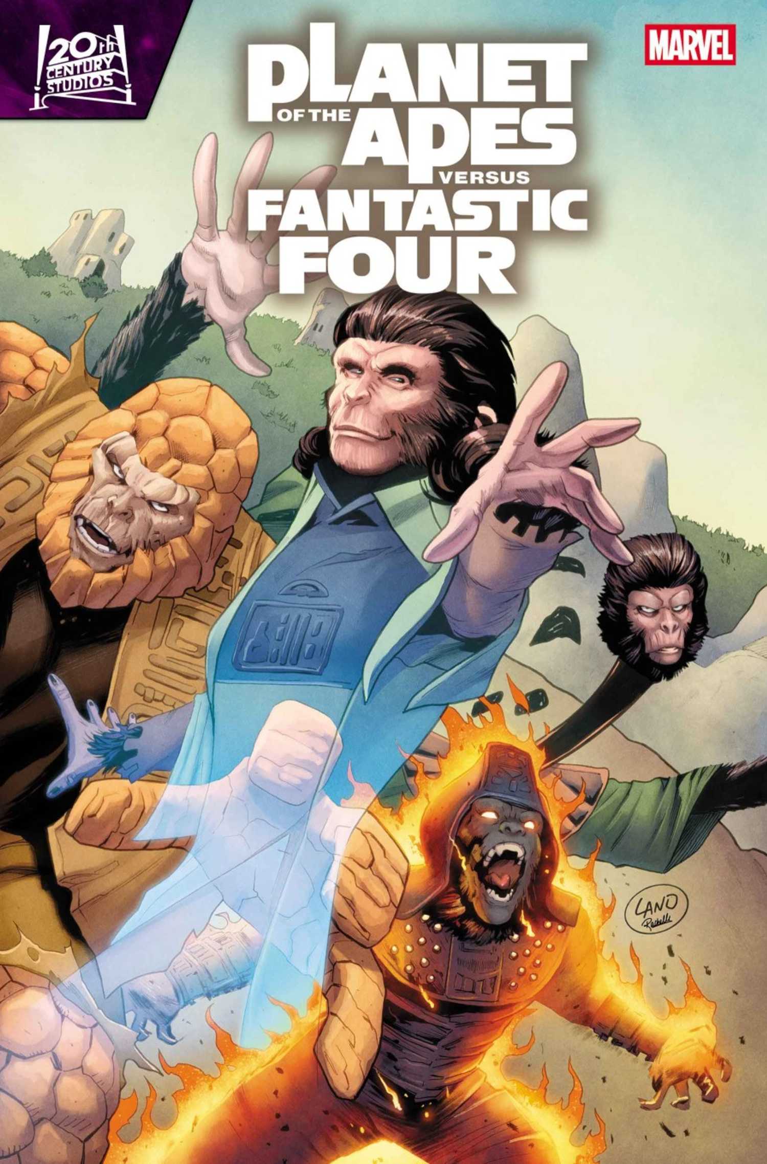 PLANET OF THE APES CHARACTERS WITH FANTASTIC FOUR POWERS