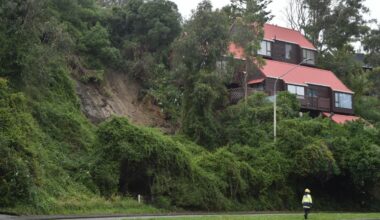 Dunedin home red-stickered after slip evacuations