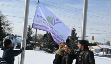 Flag raised in commitment to improve mental health awareness