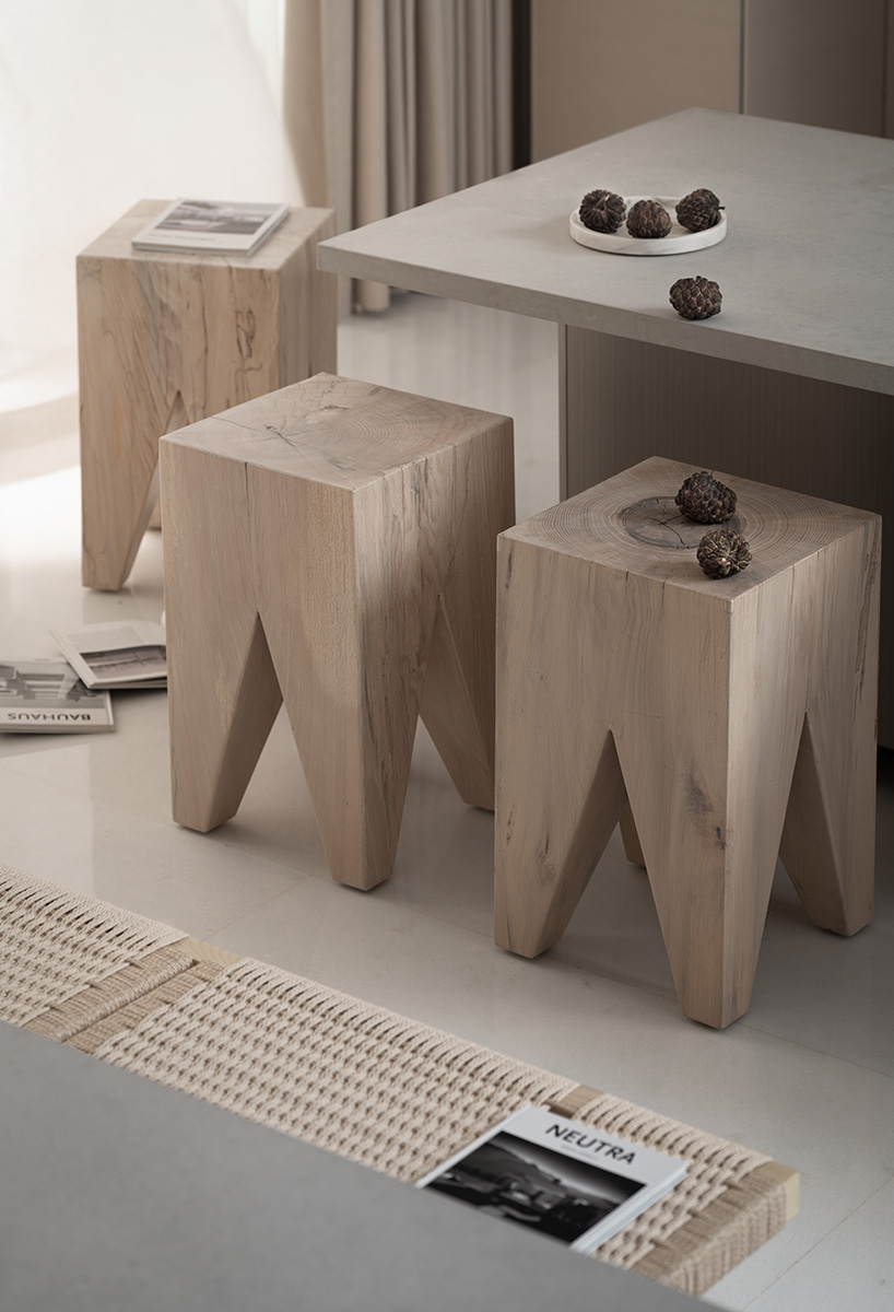 an interplay of restrained volumes and voids composes residence_bb 214 in india