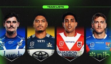 NRL 2026, Witzer Pre-Season Challenge, team lists, round 1, injuries, updates, Las Vegas, Dragons, Bulldogs, Knights, Cowboys, Fantasy