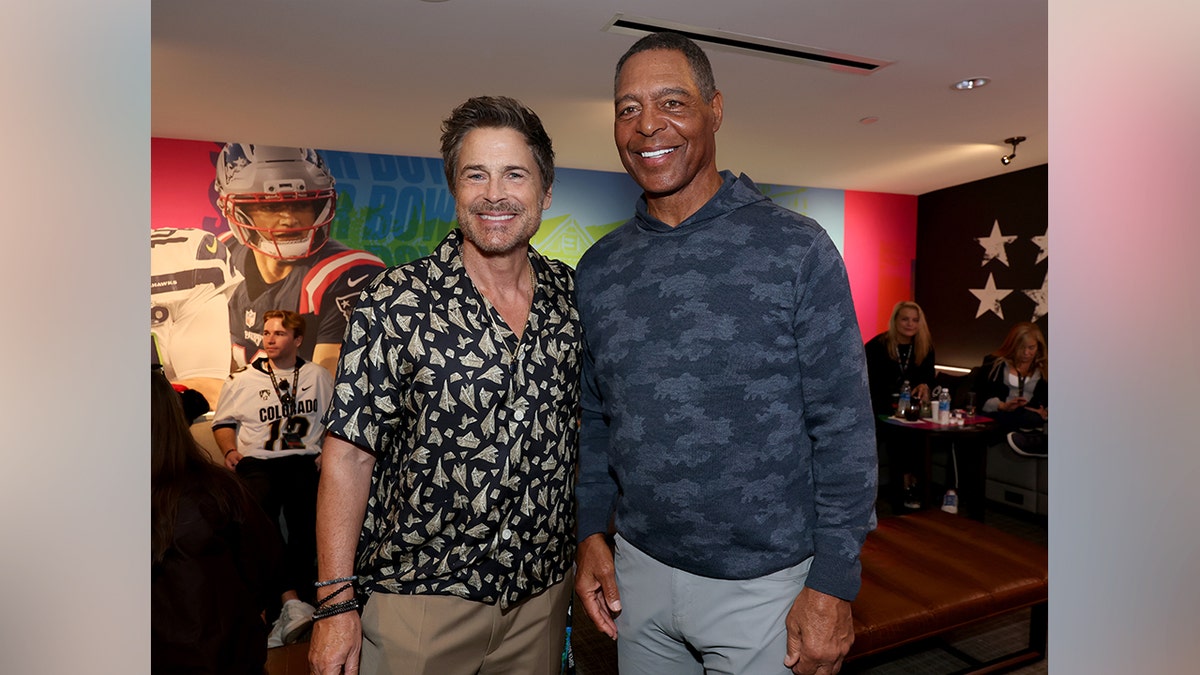 Rob Lowe and Marcus Allen