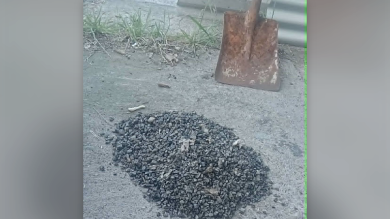 Sam Johnstone said he removed at least two shovel loads of stones from his car’s inner guards, suspension and brakes after driving over roadworks on State Highway 2 north of Waipawa, through to just before the town clock.