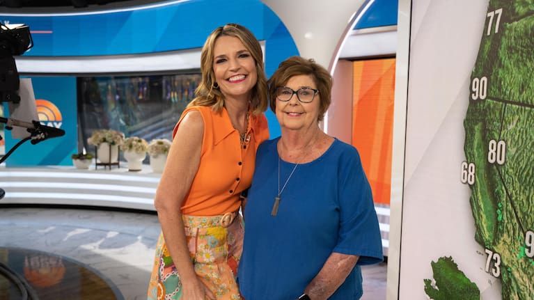 Savannah Guthrie and mother Nancy Guthrie in 2023.
