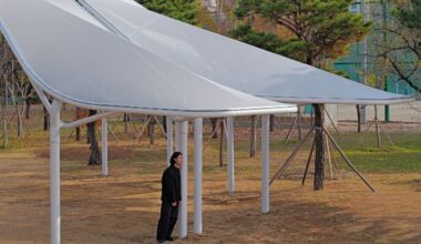 Seoul Just Built Wing-Shaped Shelters That Survive Typhoons