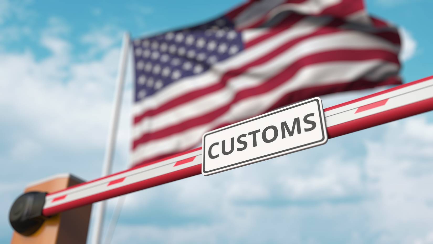 US Customs Boom Barrier 