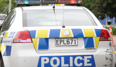 SunLive - Truck and car crash near Tauranga college