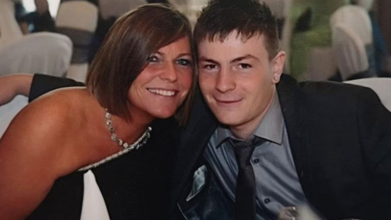 Michelle Hazard and her son Jay