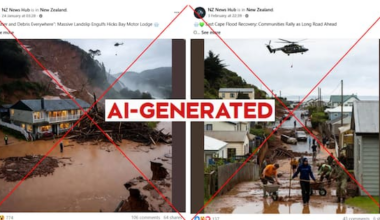 AI-generated 'news' pages on social media misleading thousands of Kiwis