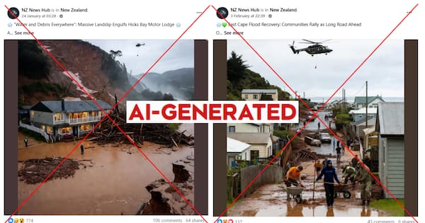 AI-generated 'news' pages on social media misleading thousands of Kiwis
