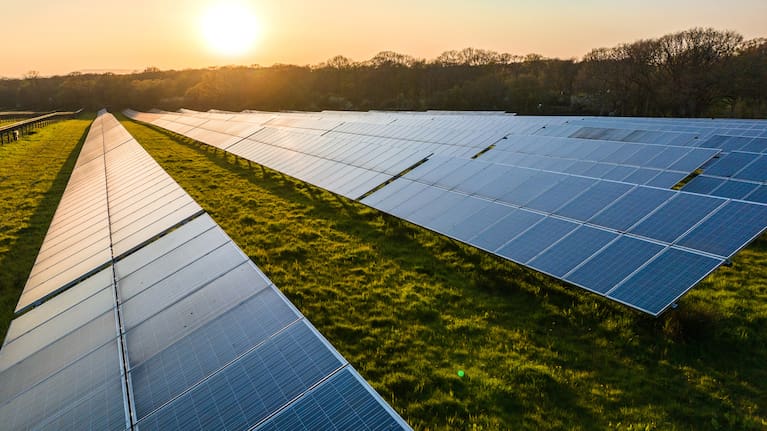 A file image of a solar farm