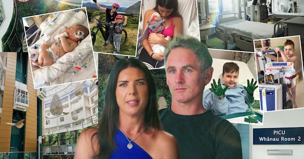 Parents praise staff who kept their son alive