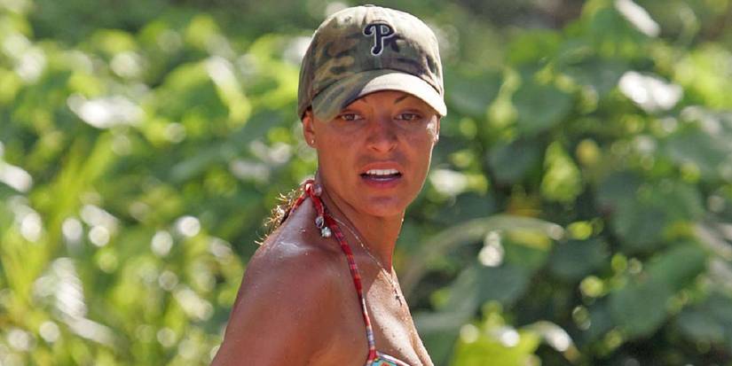 Stephanie LaGrossa Kendrick competes in Survivor