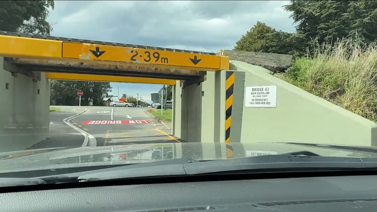 Ashburton railway bridge.