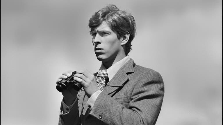 The then Prince Andrew in 1975. 