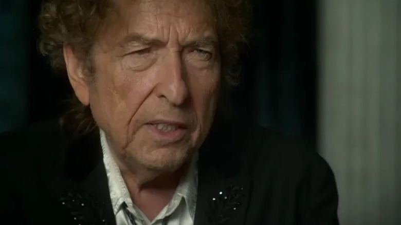 Bob Dylan being interviewed for Rolling Thunder Revuew: A Bob Dylan Story by Martin Scorsese