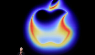 Apple CEO Tim Cook speaks during the keynote address at an Apple special event on September 09, 2025 in Cupertino, California.