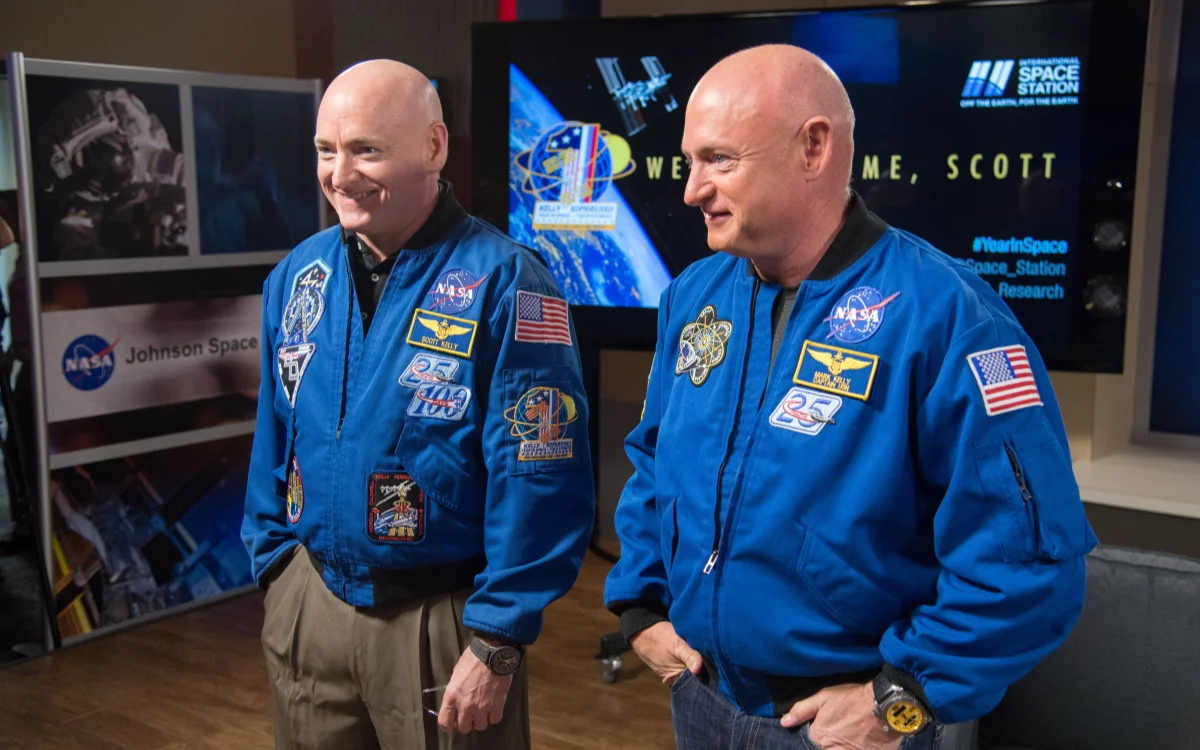 NASA studied identical twins by sending one into space for a year while the other stayed on Earth to see how extreme environments change the human body