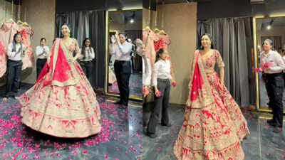 Tanya Mittal sparks wedding rumours as she shares a video in a bridal look; says, “The preparations begin”