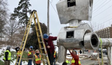 New public art sculpture unveiled in Greensboro