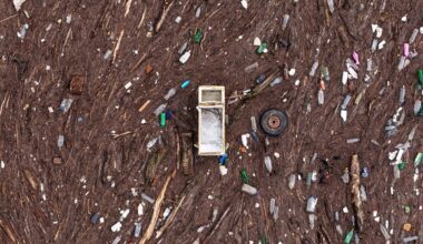 As winter comes, so does garbage. A river in Bosnia chokes in tons of waste year after year.