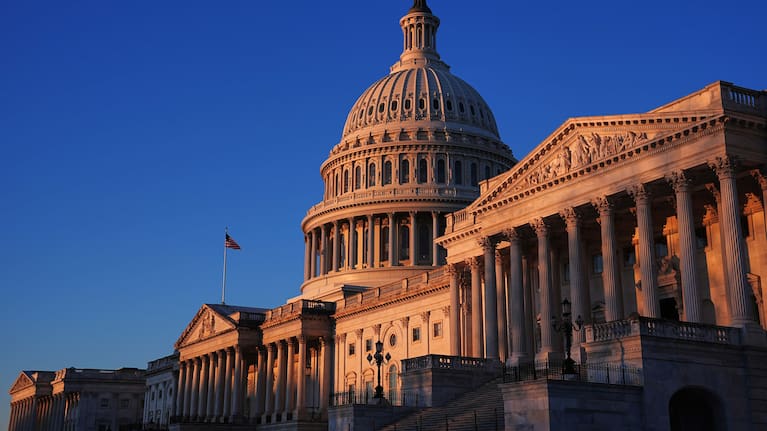 The US Capitol hosts the major speech from the US President.