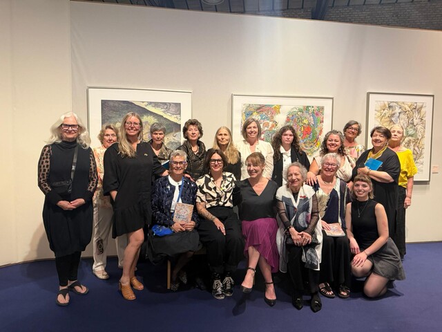 Members of the Caetani Centre, including family members of Sveva, were on hand at the exhibition reception to celebrate the opening of Sveva's work in the MAXXI Museum.