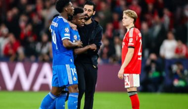 Vinicius scores wondergoal but chaotic scenes mar first-leg win