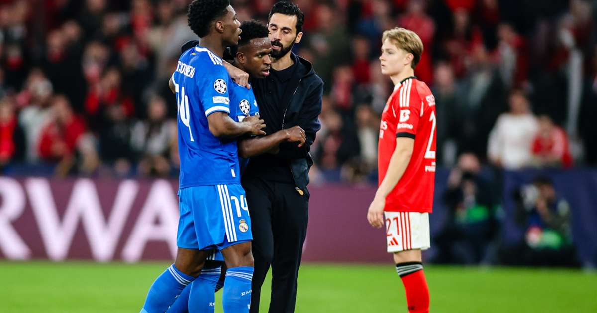 Vinicius scores wondergoal but chaotic scenes mar first-leg win