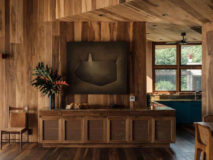 Wooden Brazilian interior
