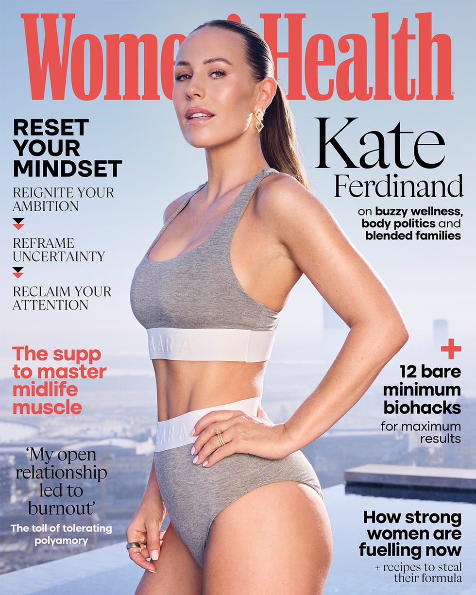 fitness magazine cover featuring wellness and lifestyle topics fitness magazine cover featuring wellness and lifestyle topics
