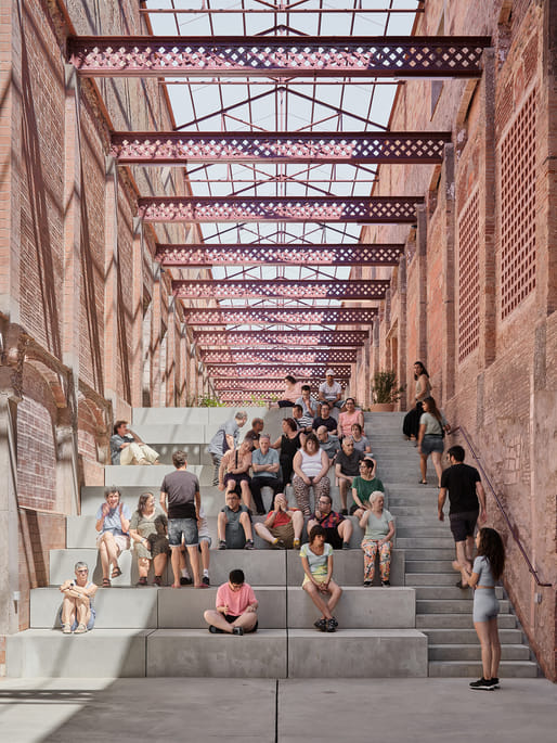The Rehabilitation of Vapor Cortès - Prodis 1923 by H ARQUITECTES. Image credit: Adrià Goula