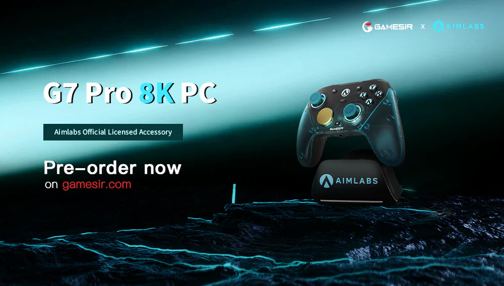 GameSir G7 Pro 8K PC × Aimlabs Pro-level Controller Available to Pre-order