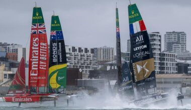 Two sailors injured after severe crash in Auckland Sail Grand Prix